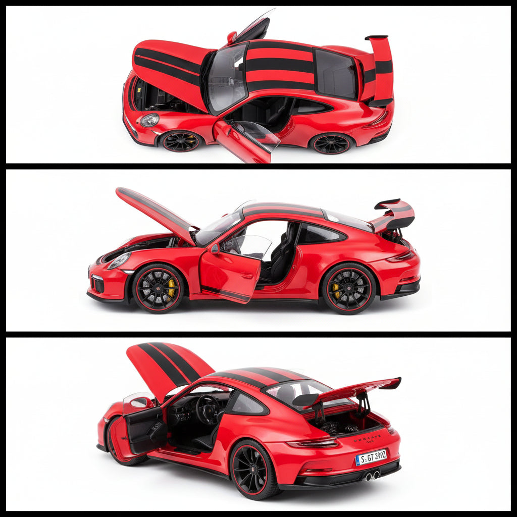 1:18 Porsche 911 GT3 Racing Edition Alloy Car Model
