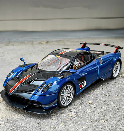 1/18 Pagani Huayra BC Alloy Sports Car Model With Sound and Light Simulation