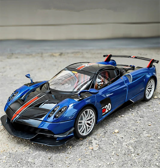 1/18 Pagani Huayra BC Alloy Sports Car Model With Sound and Light Simulation
