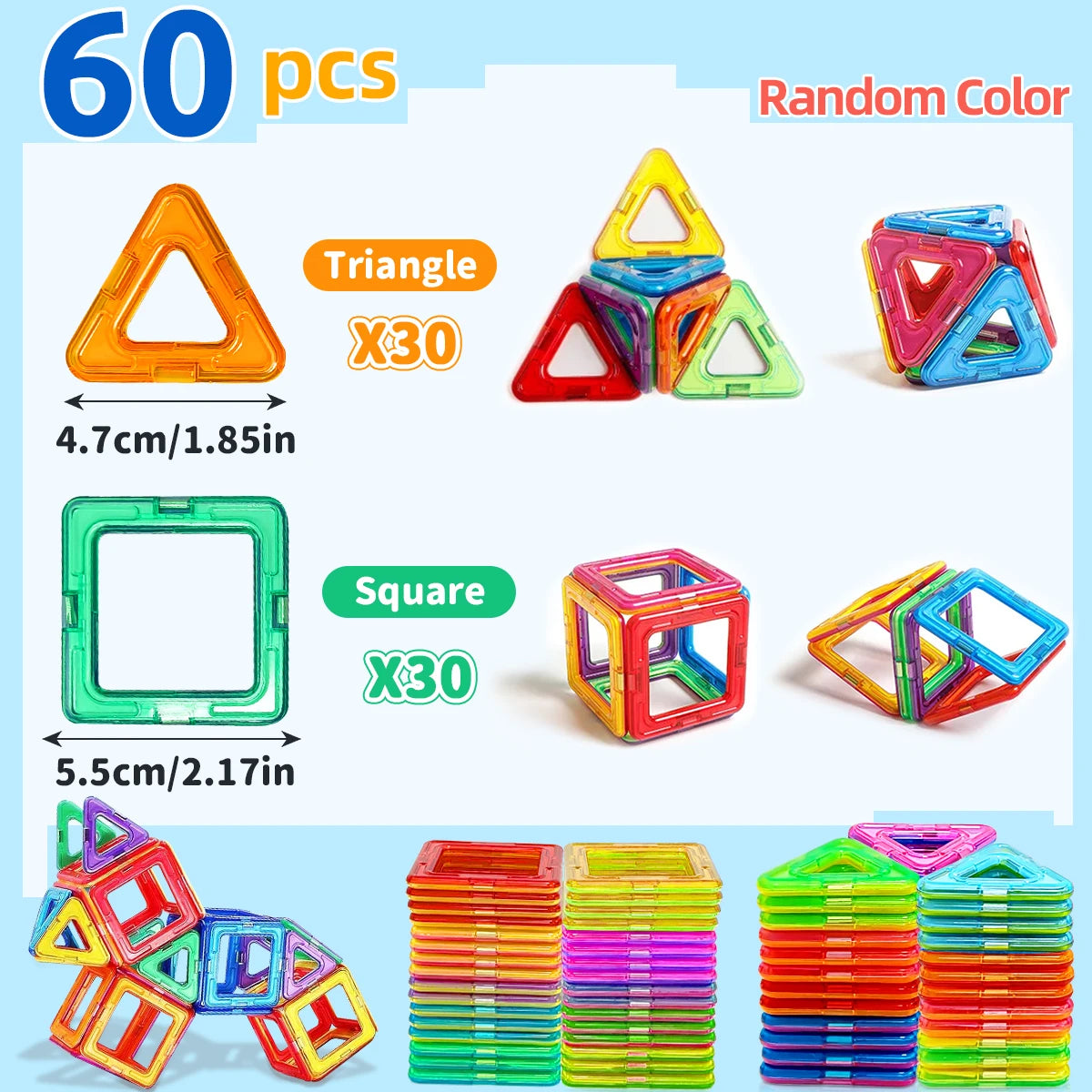 Kids Magnetic Building Blocks