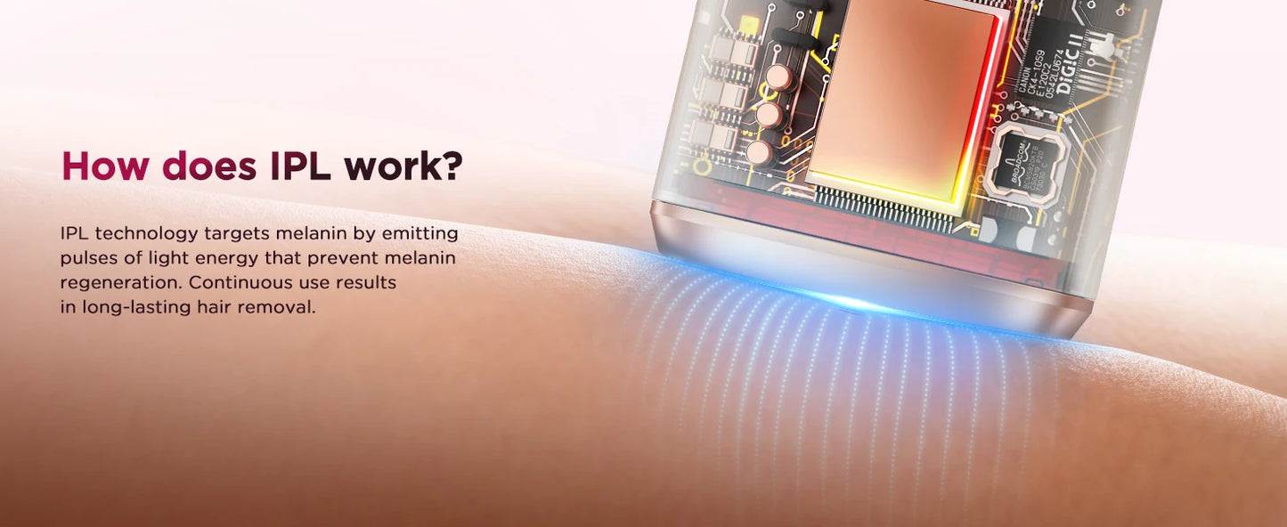 Painless IPL Laser Hair Removal Device