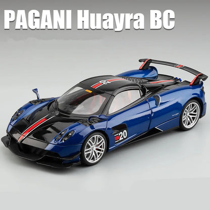 1/18 Pagani Huayra BC Alloy Sports Car Model With Sound and Light Simulation
