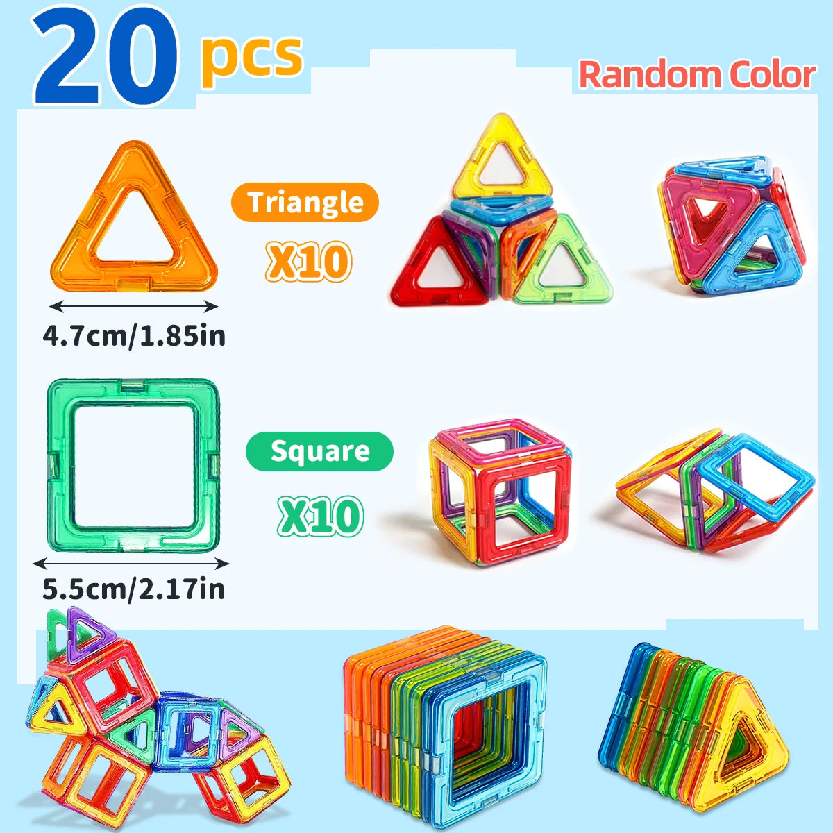 Kids Magnetic Building Blocks