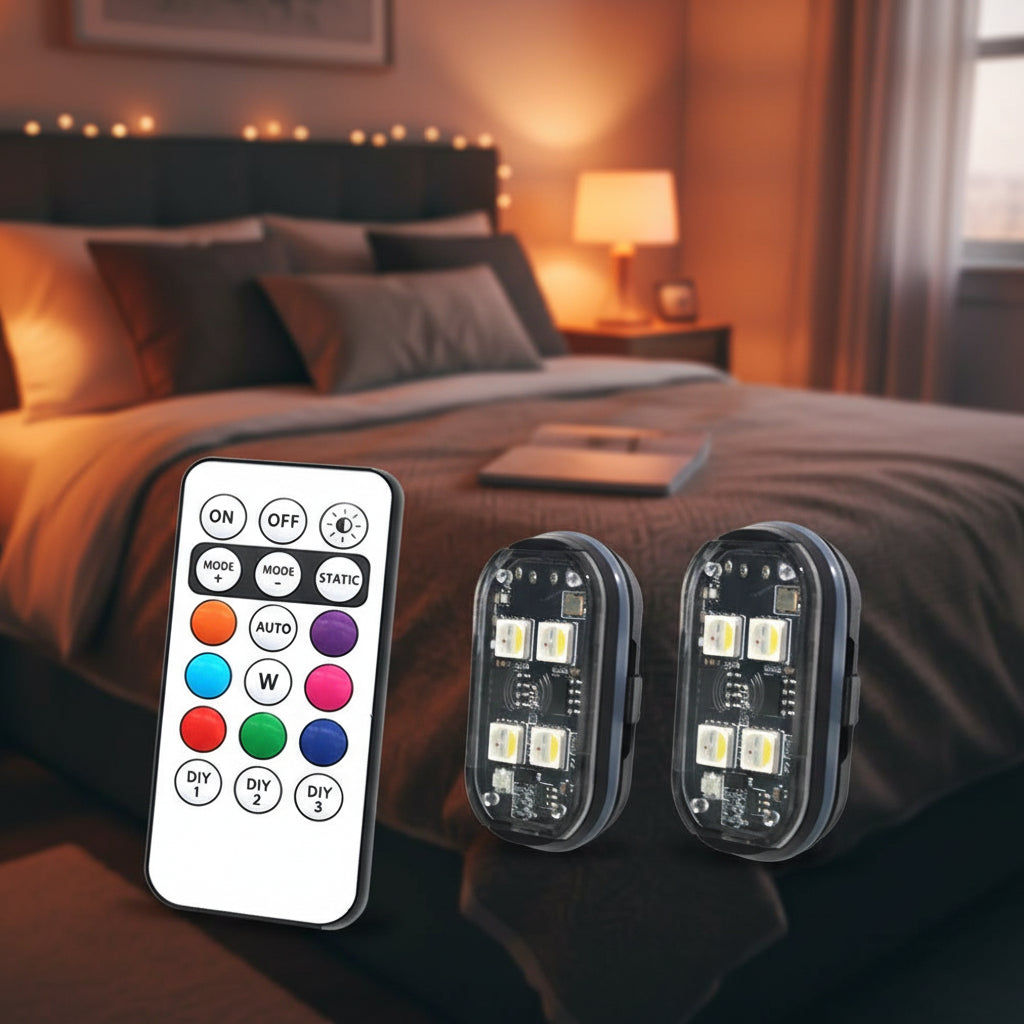 Portable 8-Color LED Atmosphere Light