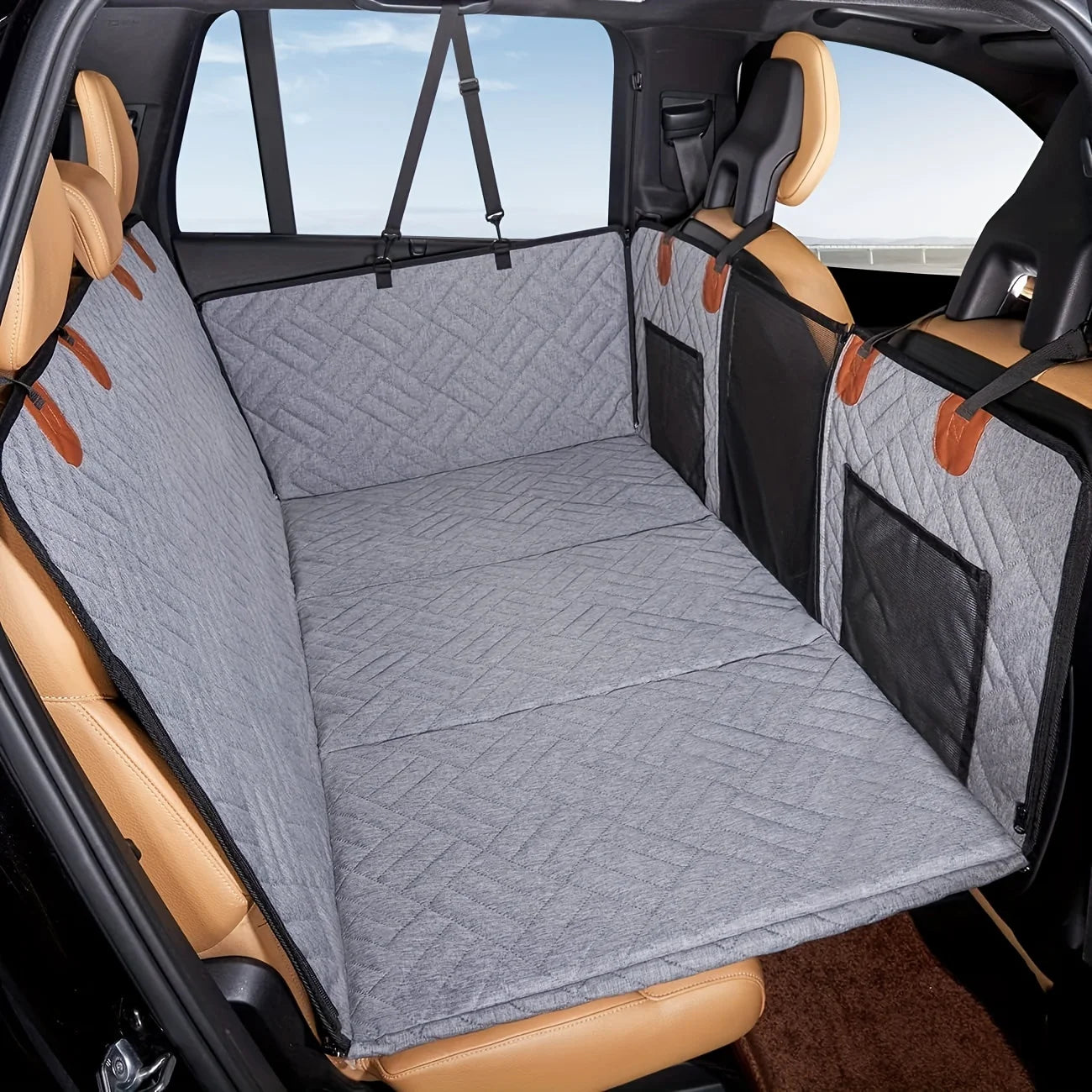 Waterproof Pet Seat Cover -Scratch Proof Nonslip Back Seat Protector