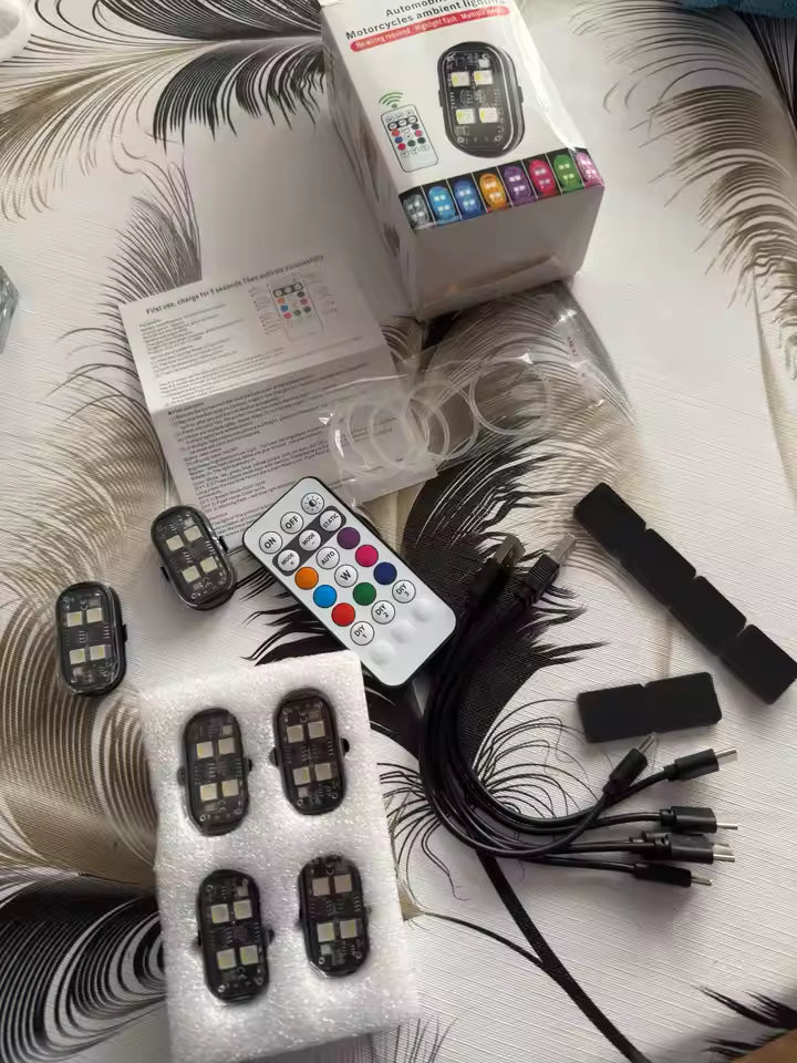 Portable 8-Color LED Atmosphere Light